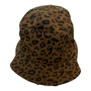 David and Young Leopard Print Bucket Hat | 100% Cotton | One Size Fits Most | 22
